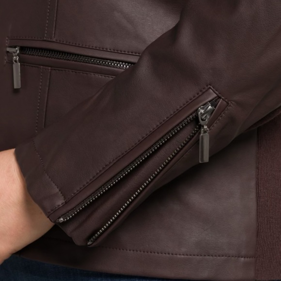 Faux leather jacket - Picture 3 of 9